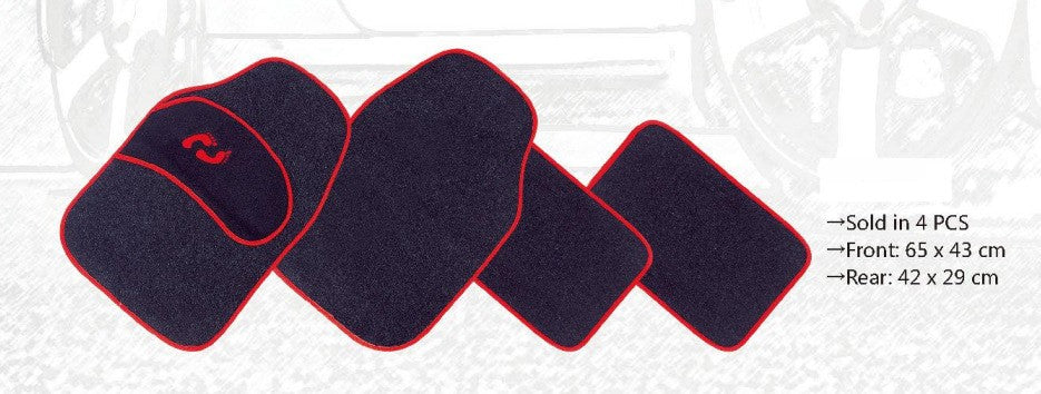 Car Floor Mats - 4 Piece Set