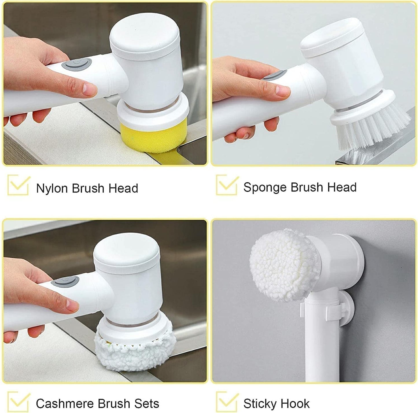 5-in-1 Electric Cleaning Magic Brush