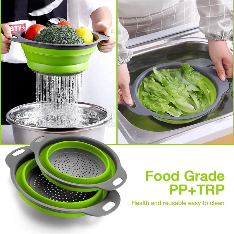 Collapsible Strainer / Colander Set