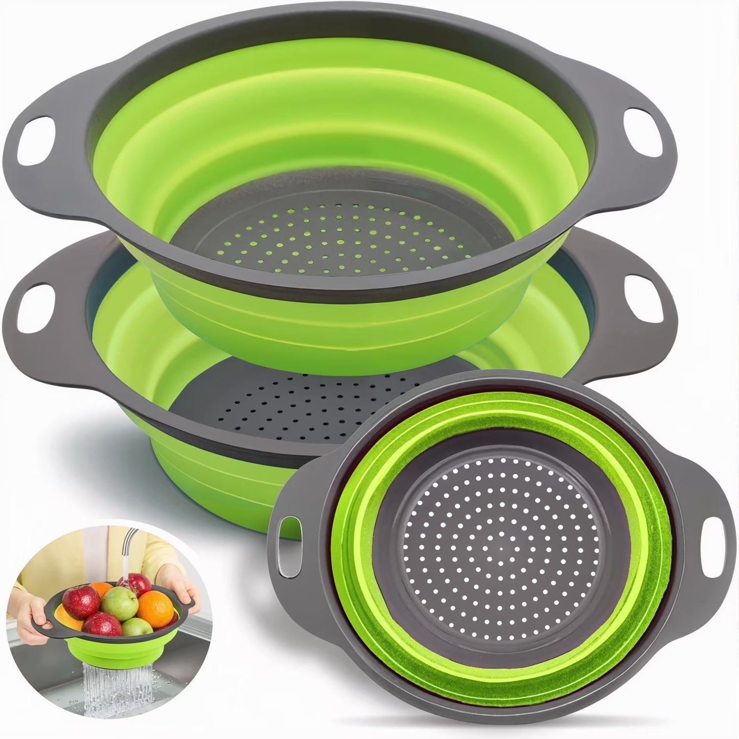 Collapsible Strainer / Colander Set