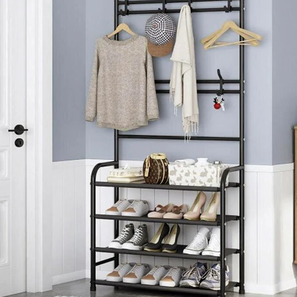 4-Tier Shoe and Clothes Rack