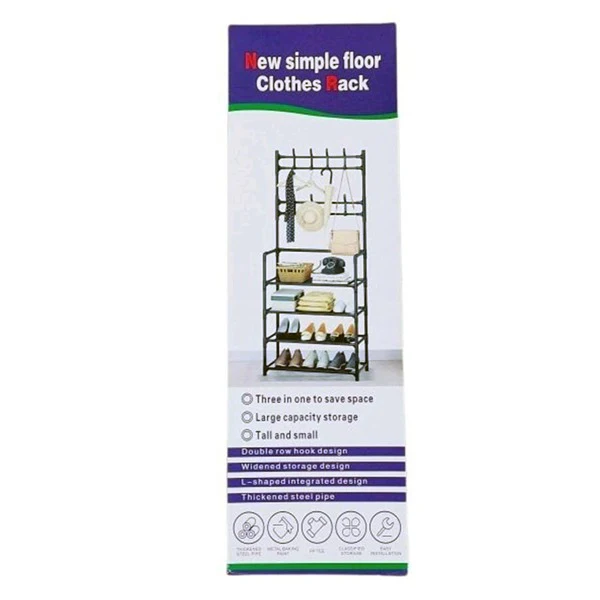 4-Tier Shoe and Clothes Rack