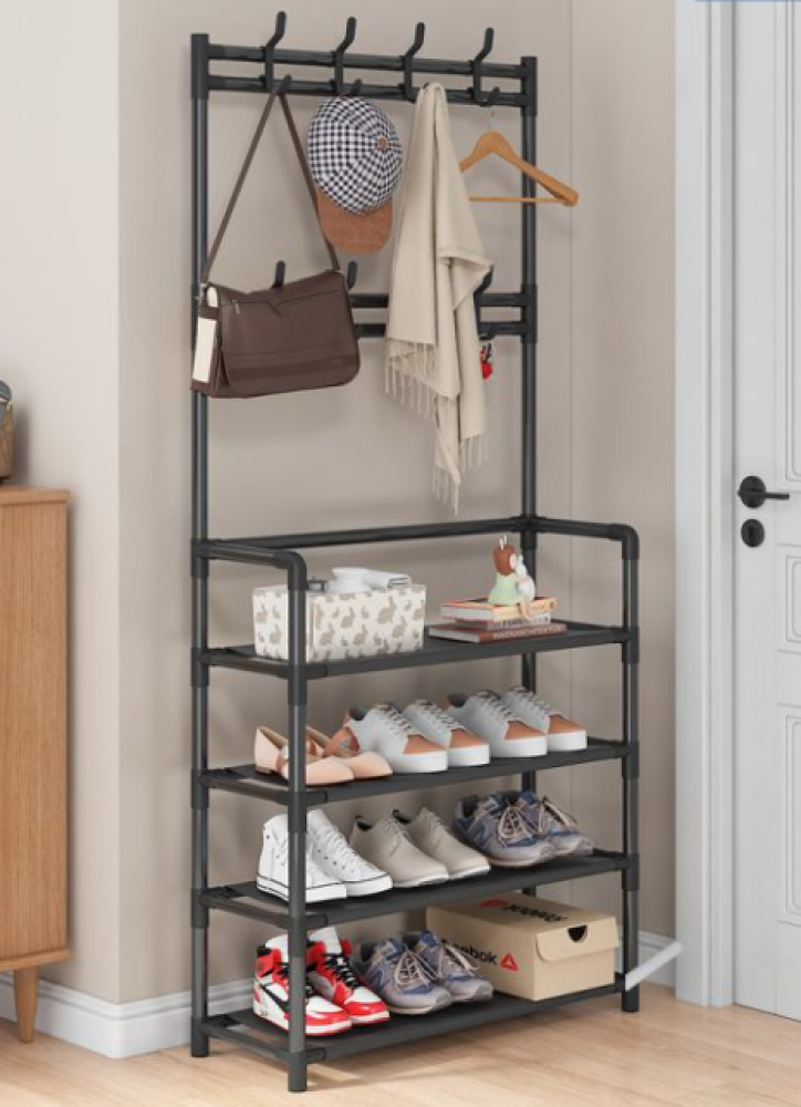 4-Tier Shoe and Clothes Rack