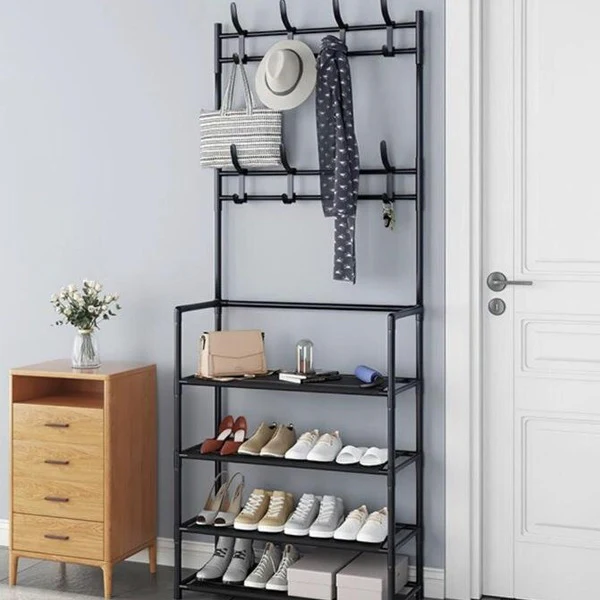 4-Tier Shoe and Clothes Rack