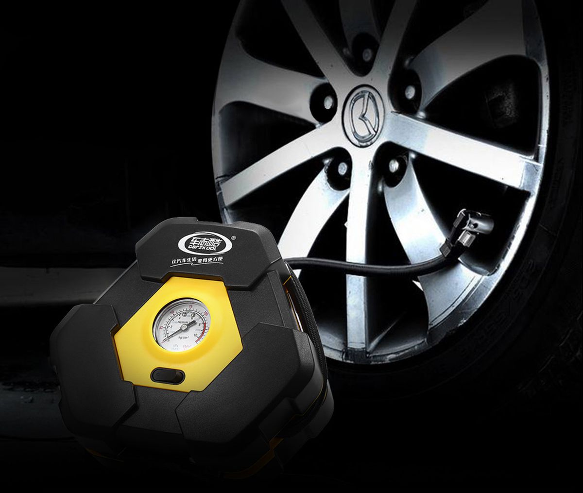 12V Digital Inflatable Portable Air Compressor