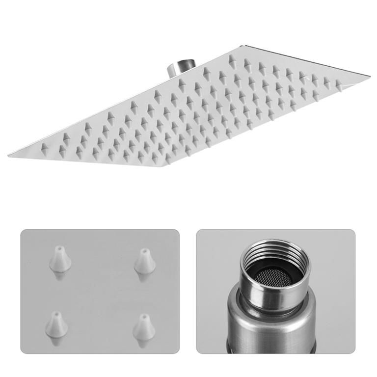 Stainless Steel Rainfall Shower Head with Extension Arm