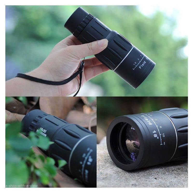 16 x 52 Monocular Telescope with Bag