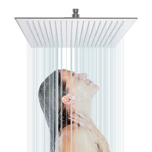 Stainless Steel Rainfall Shower Head with Extension Arm