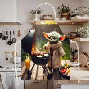 Yoda Linen Apron