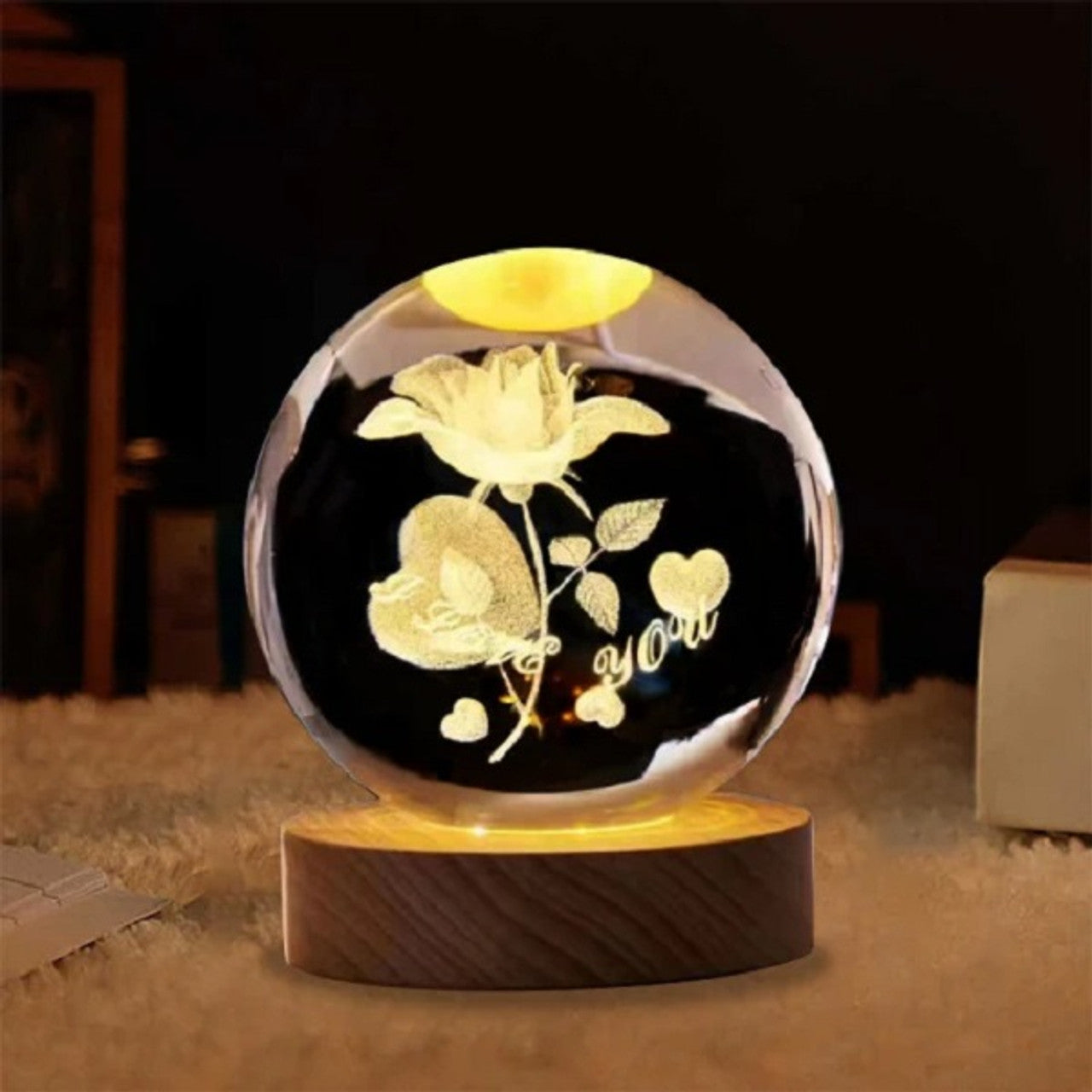 Crystal Ball LED Luminous Night Light