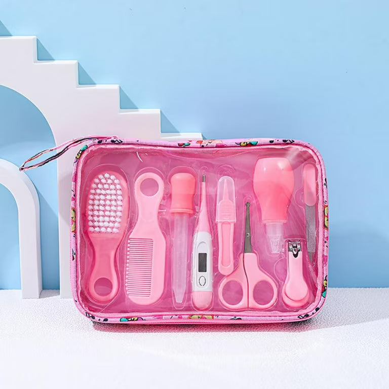 Baby Newborn Care Set - Pink 9 Piece