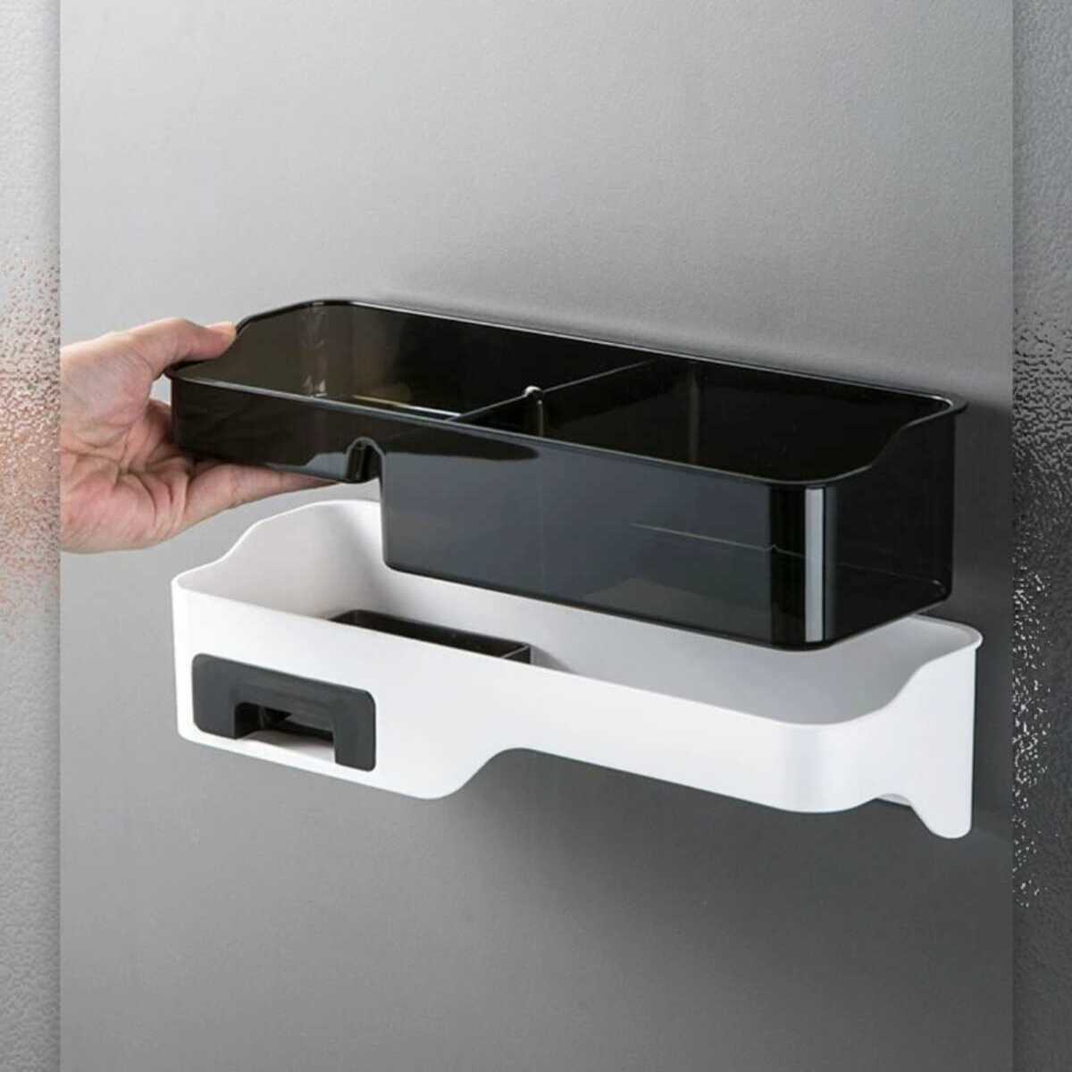 Self-adhesive Bathroom Shelf with Drawer