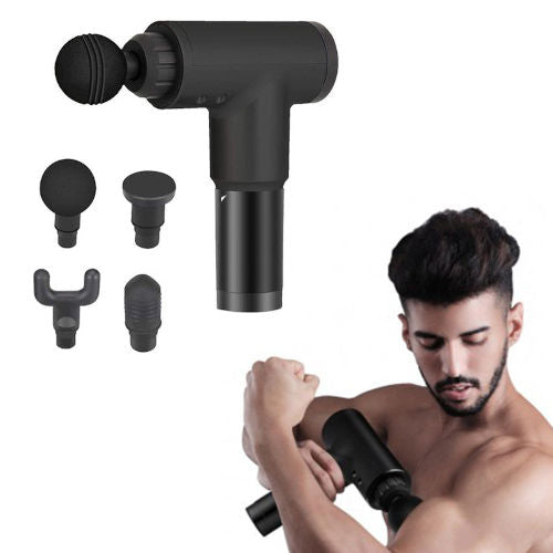 Muscle Relief Massager With 4 Massage Tips