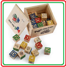 48-Piece Education Wooden ABC Blocks