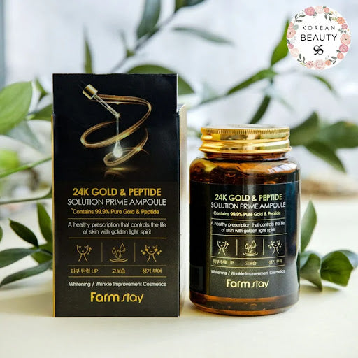 Farmstay 24K Gold & Peptide Solution Prime Ampoule