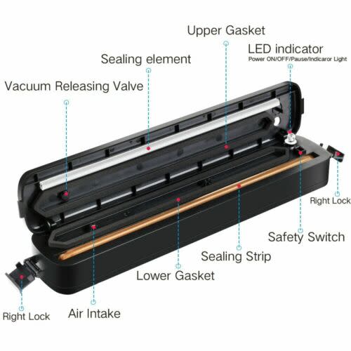 Vacuum Food Sealer Machine freeshipping - Dealz4all Store