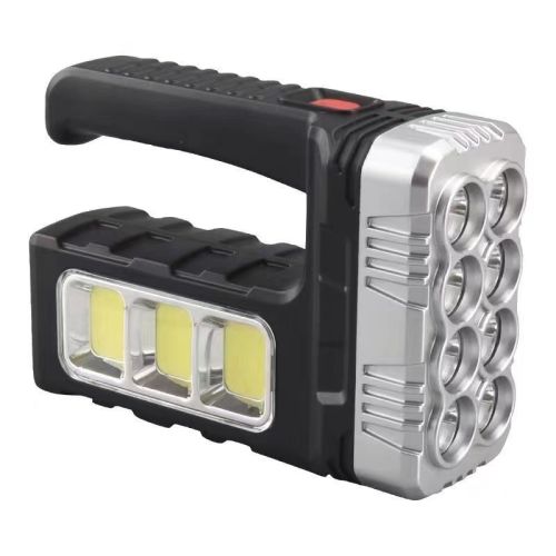 Ultra Bright 8 LED Waterproof Flashlight with USB/Solar Charging