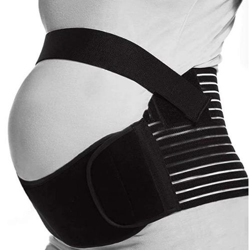 Adjustable Elastic Maternity Belt Support Brace - White