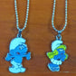 Kids Smurf Enameled Necklace