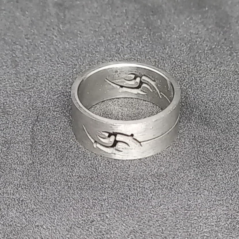 6mm Cut-Out 316L Surgical Stainless Steel Ring