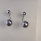 Ladies Silver Hoop Earrings