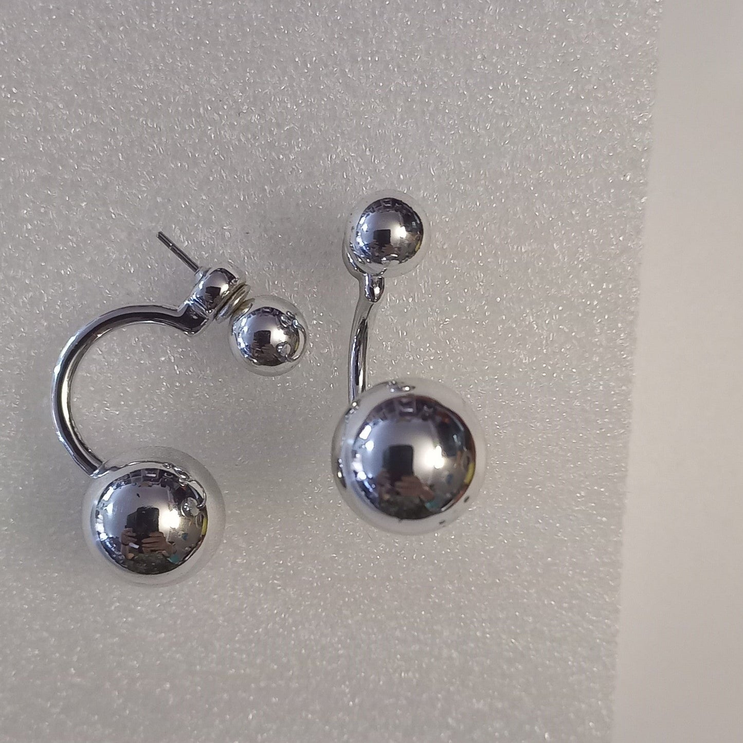 Ladies Silver Hoop Earrings