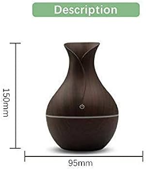 USB LED Deep Wood Grain Ultrasonic Aroma Humidifier