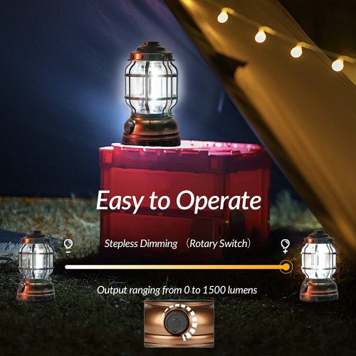 Camping Lantern Emergency Light with Dimming Switch