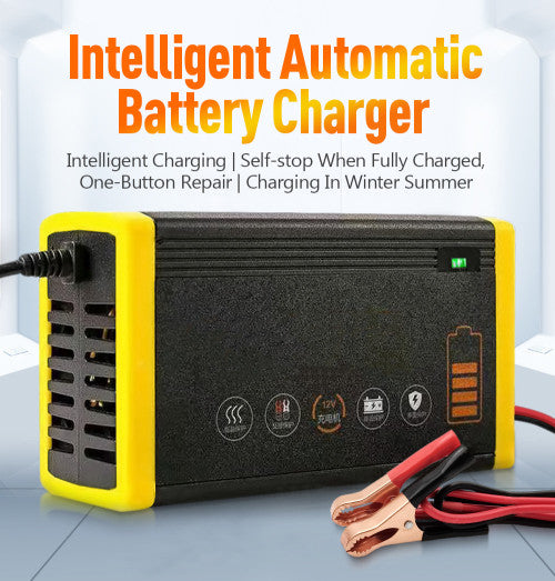 Car Battery Charger 12V 6A Intelligent Charging Repair Pulse Type