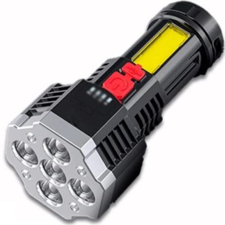 Lightweight Outdoor Rechargeable Flashlight 30W 5 LED