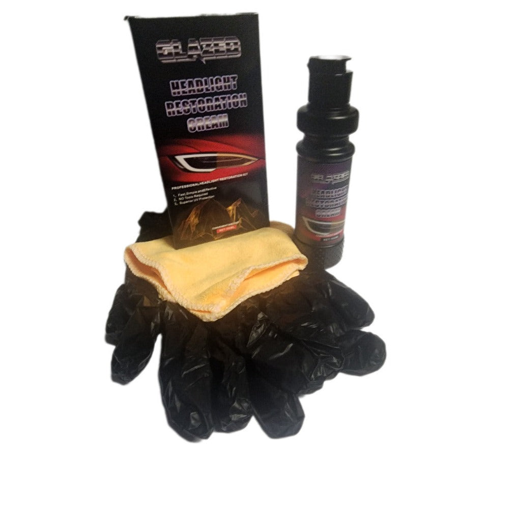 Headlight Lens Restoration Cream Kit