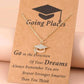 Graduation Hat Charm Necklace