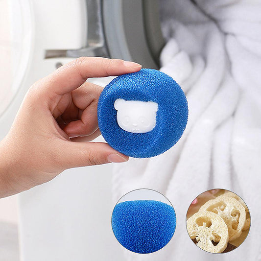 2 Piece Washing Machine Reusable Hair Catcher / Cleaning Balls