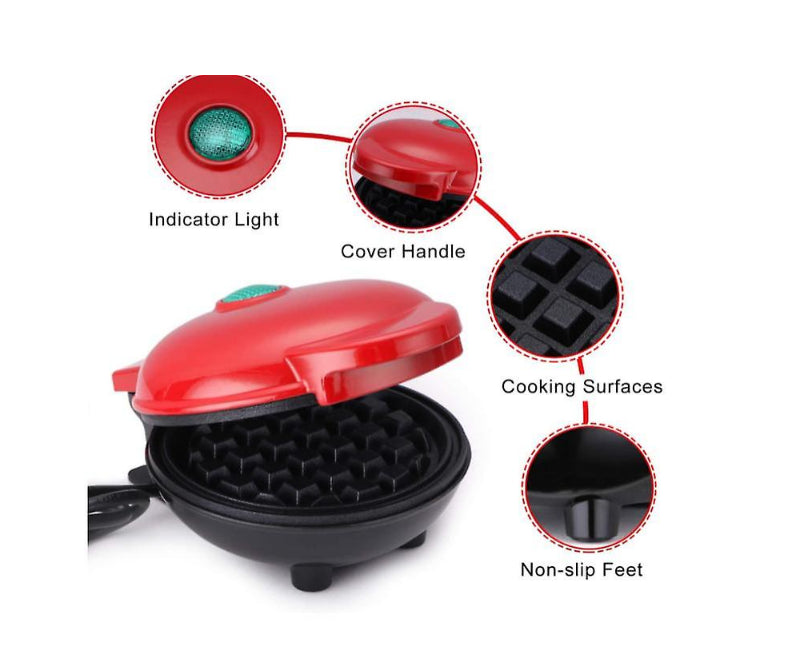 Non-Stick Mini Waffle Maker