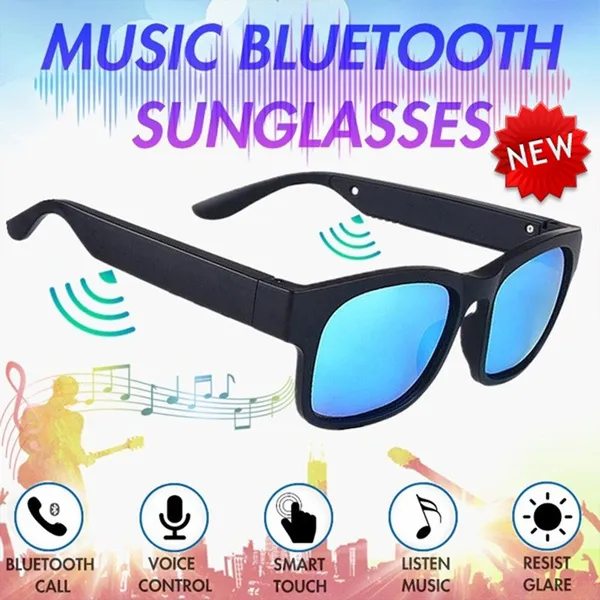 Bluetooth 5.3 Smart Wireless Headset Anti-Polarized Sunglasses