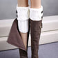 Boot Cuffs with Button Detail