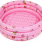 3 Ring Toddler Inflatable Swimming Pool with Bubble Floor