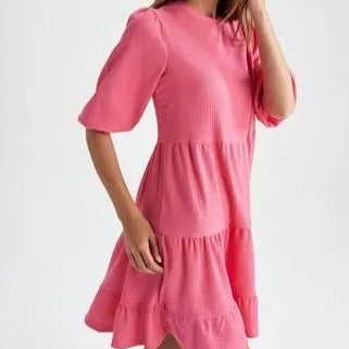 Girls Short Pink Dress (Age 11 to 12)