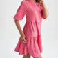 Girls Short Pink Dress (Age 11 to 12)