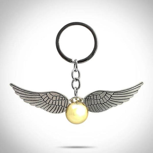 Golden Snitch Wings Keychain