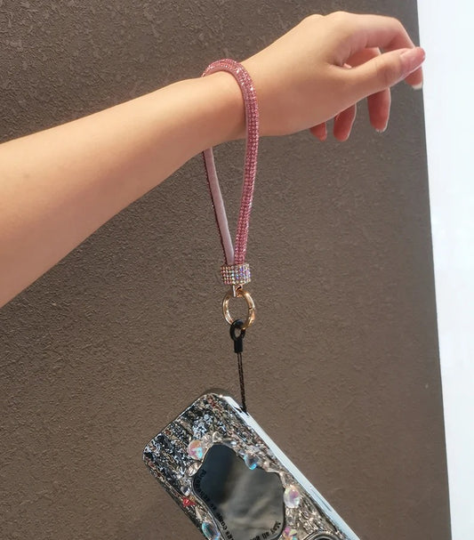 Pink Bling Keychain / Phone Lanyard