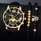 3pcs Men`s Luxurious Watch Set