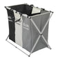 3-Compartment Laundry Sorter Basket