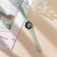 Ladies Fashion Watch With Green Strap