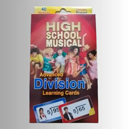 40 Piece Advanced Math Division Learning Cards & Stickers