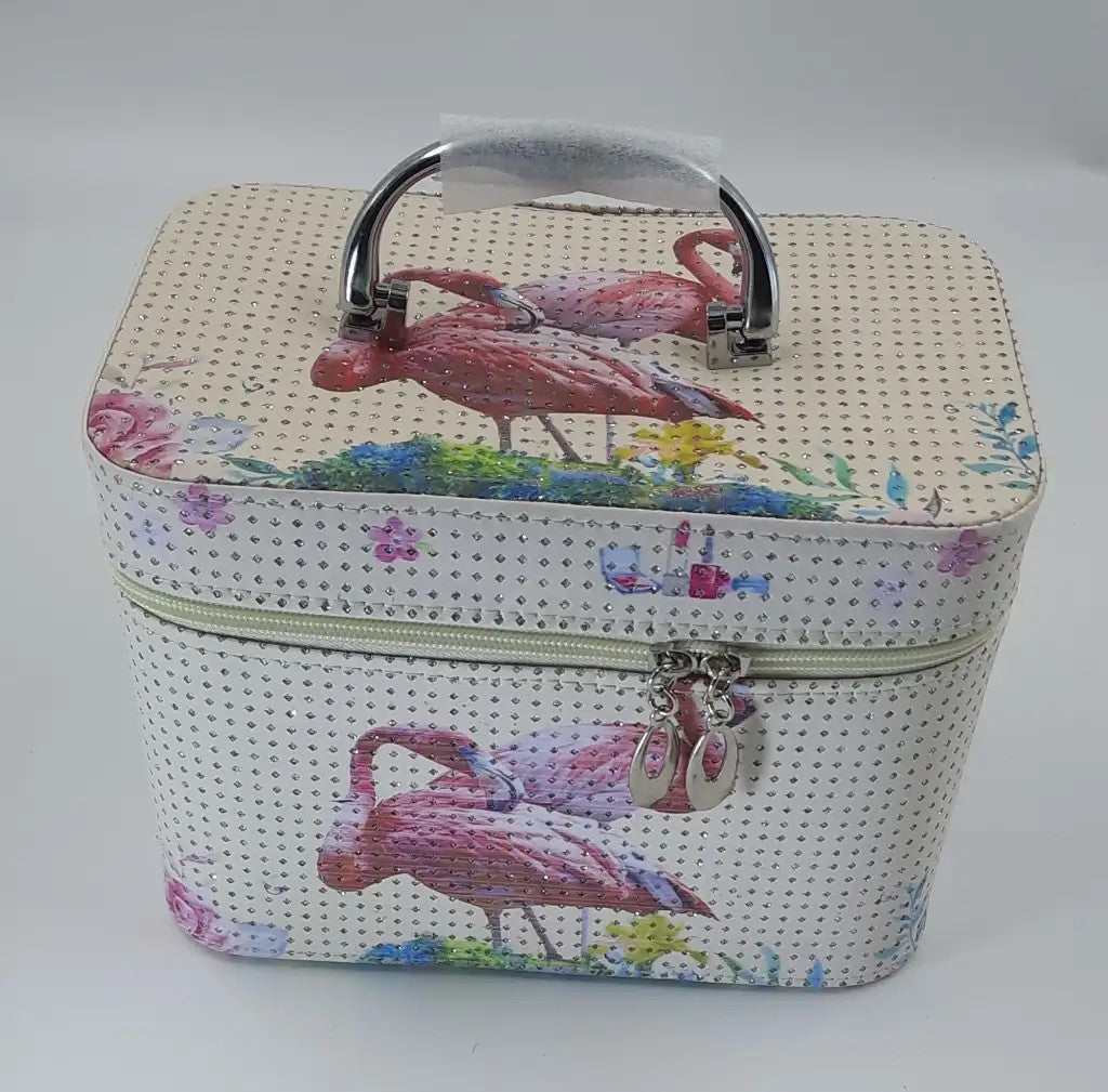 Flamingo Vanity Case Cosmetic Box