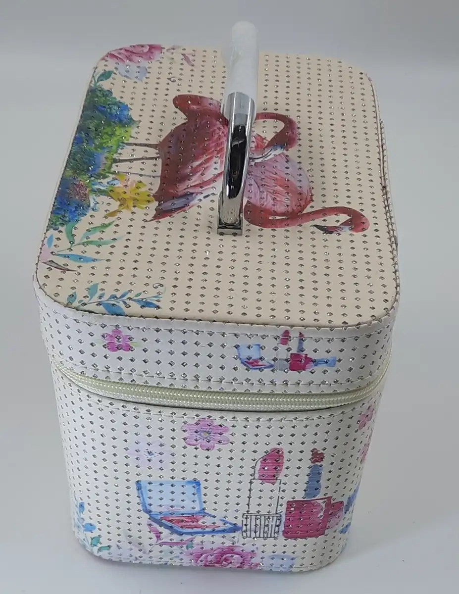 Flamingo Vanity Case Cosmetic Box