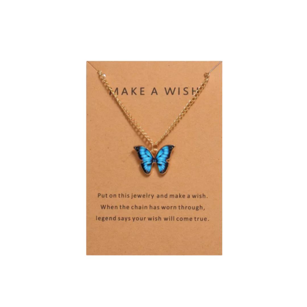 Make A Wish Butterfly Necklace