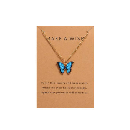 Make A Wish Butterfly Necklace