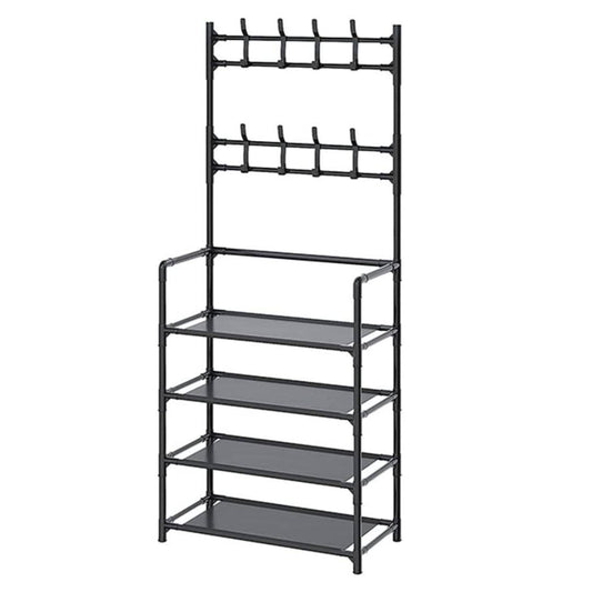 Multifunctional 5 Tier Shoe and Clothes Rack